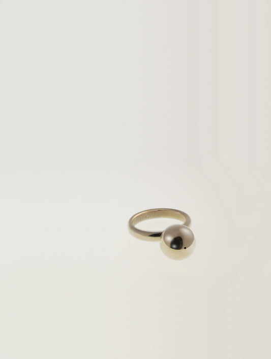 Rosé bronze Ring with small sphere